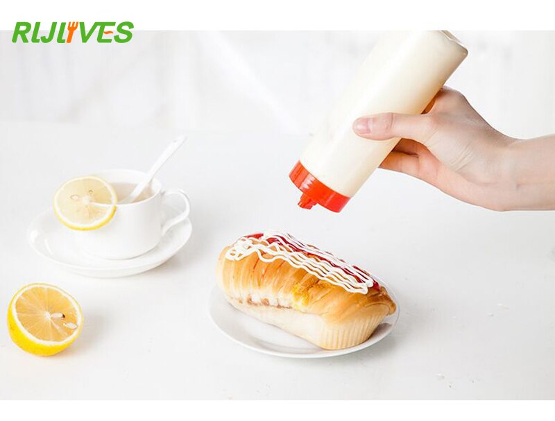 1 Stück Salatdressing Flasche Kunststoff quetschen Würze Spender Für Soße Ketchup Essig Öl Saucen Dressing Flasche