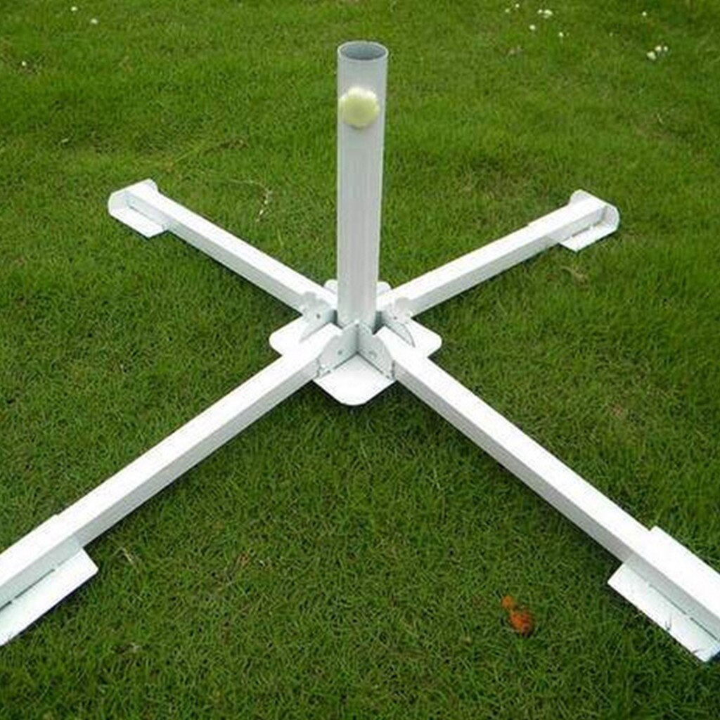 Draagbare Tuin Paraplu Vier-Legged Stand Base Strand Paraplubak Metalen Parasol Base Patio Furnit 38Mm Staaf #0818G30