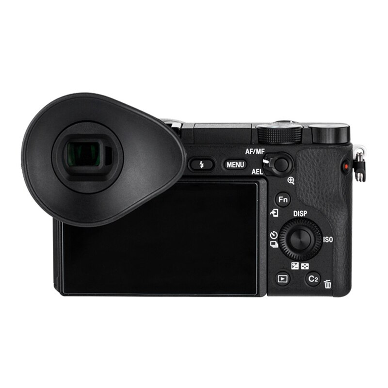 Silicone ocular câmera eyecup 360-degree rotação eyecup visor ocular para sony a6000 a6300 NEX-7