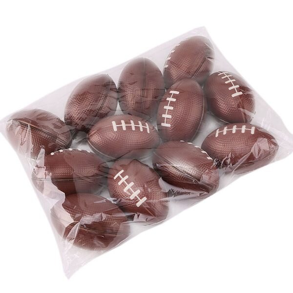 Rugby Schuim Squeeze Ballen Voor Stress, Relaxable Realistische Baseball Sport Ballen (12 Stuks)