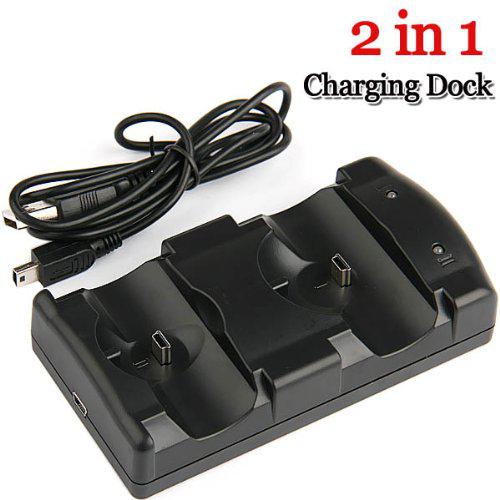 HobbyLane Dual Charging Dock USB for PS3 Controllers PS3 Move d25
