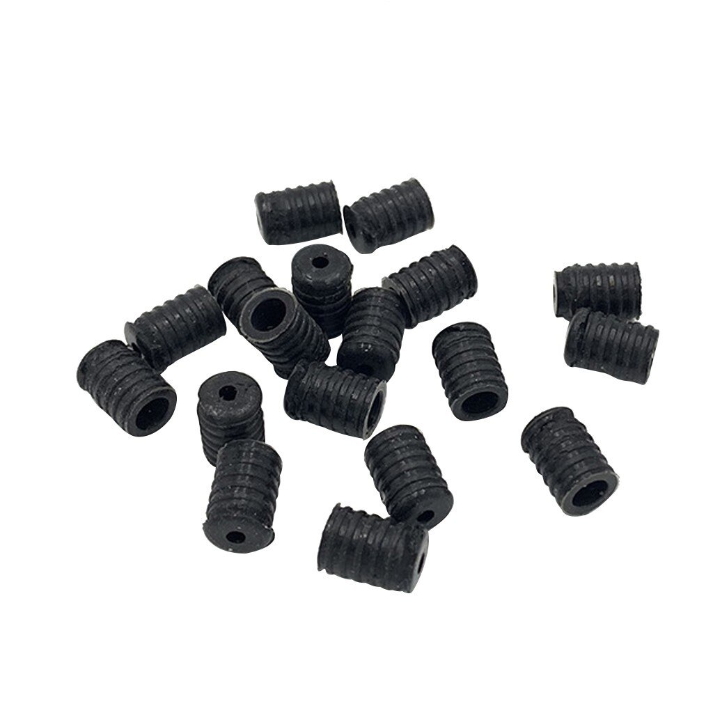 SHUIYUE Lot de 224 verrous de cordon pour cordons de serrage, double trou à ressort en plastique avec extrémités rondes, verrous à bascule ovales à