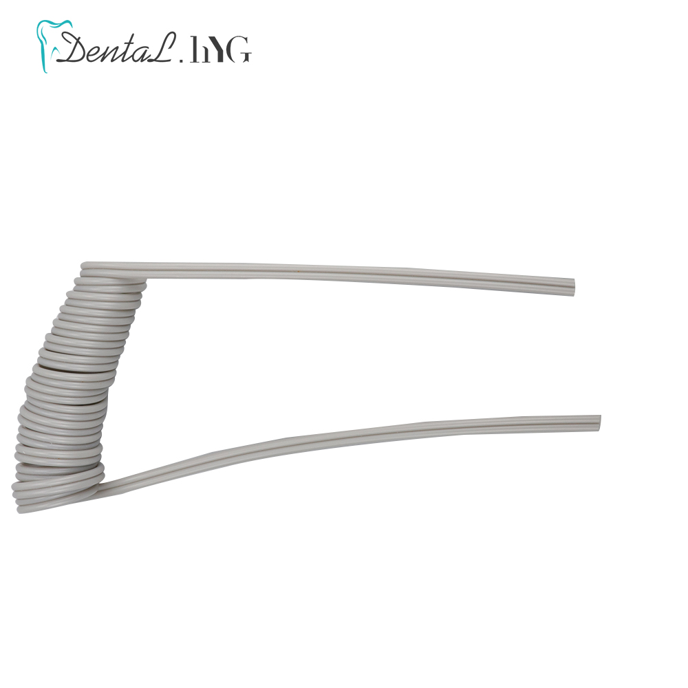 Tubo de manguera de pieza de mano Dental de , 2/4, orificios para materiales de odontología de pieza de mano Dental de alta velocidad, 1 Uds.: Morado