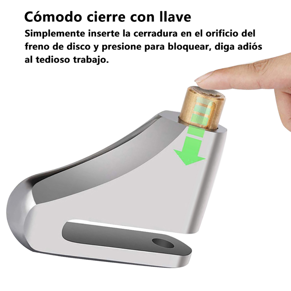 Motorrad Fahrrad Diebstahlsicherung Scheibenbremse Schloss Bremsscheibenschloss Universal- für MTB Fahrrad Elektroroller Zubehör