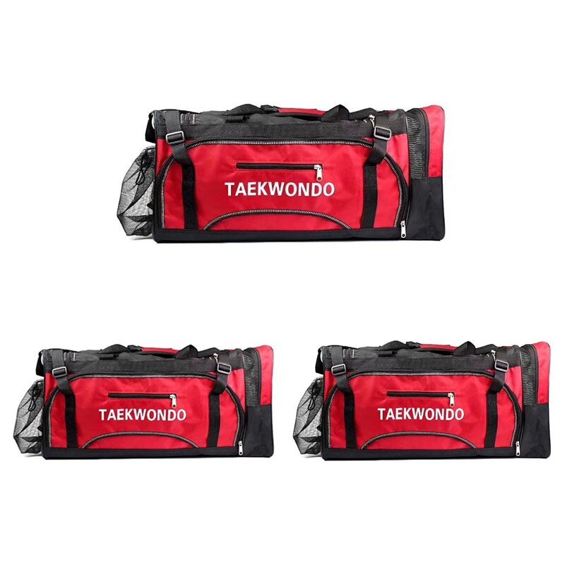 Bolsa de Taekwondo para adulto, bolso de hombro de gran capacidad, para Karate, Sanda, equipo de protección, bolsa de deporte de boxeo