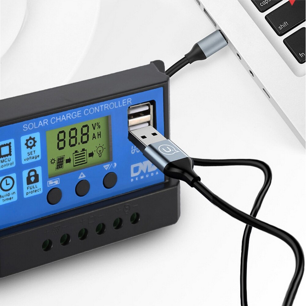 10/20/30A Solar Charger Controller Solar Cell Panel Regulator Charge And Discharge Controller Charger For Home Pv System