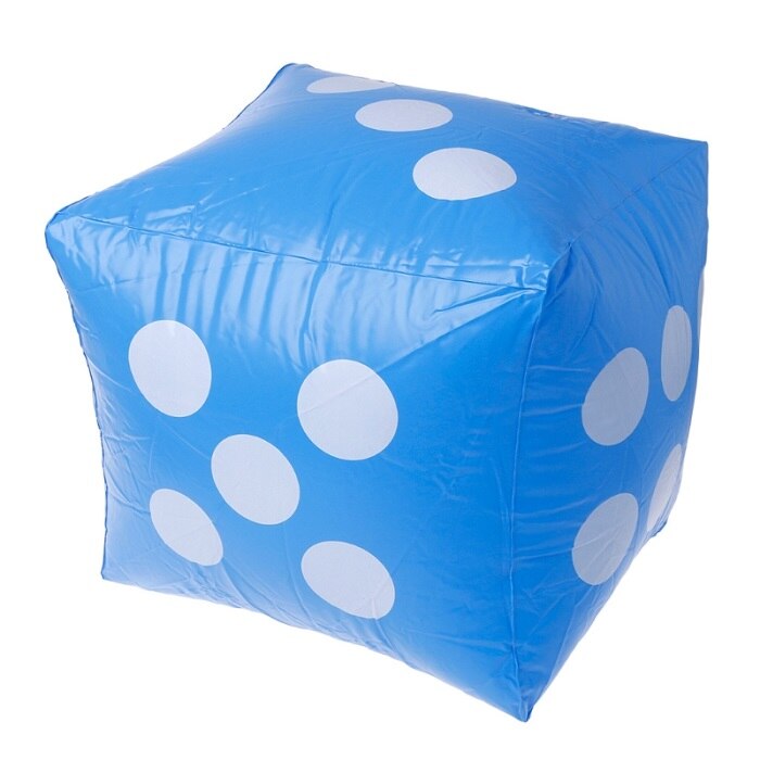 40Cm Giant Opblaasbare Dobbelstenen Beach Garden Party Game Outdoor Kinderen Kid Speelgoed Opblaasbare Dobbelstenen: 1