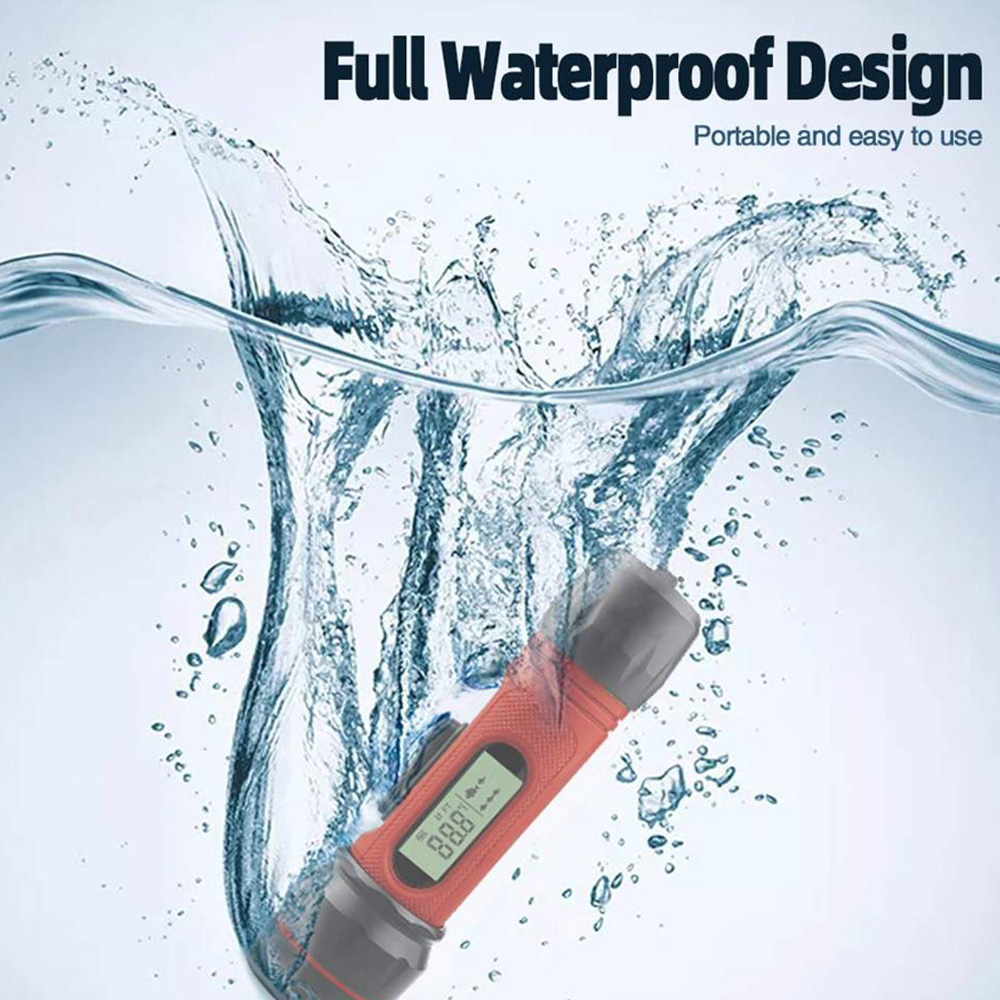 Digital Handle Fish Finder Portable Waterproof Sonar Echo Sounder 100M Depth For Winter Ice Fishing Outdoor Accessories