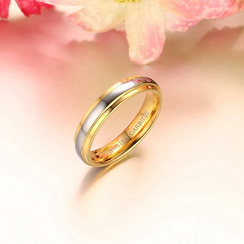 Eenvoudige Paar Titanium Staal Trouwringen vrouwen mannen sieraden anniversary huwelijk Best: 8 / QUEEN