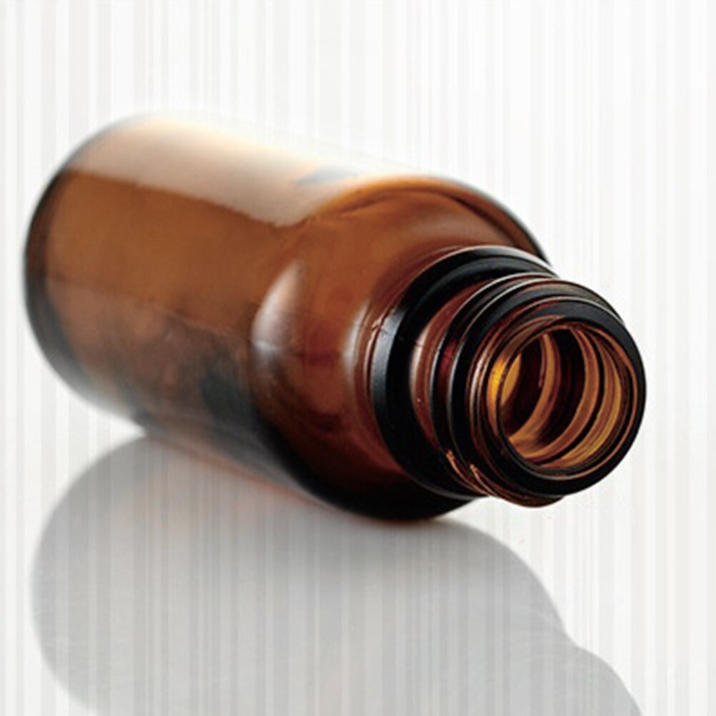Bärnstensfärgad glas flytande reagens pipett flaska ögondroppar för förvaring av kemi laboratoriekemikalier parfymer och cologne 10ml