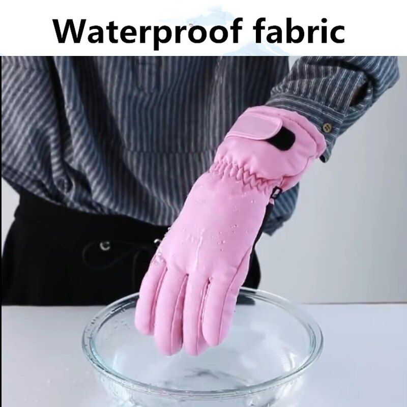 Vrouwen Ski Handschoenen Snowboard Handschoenen Sneeuwscooter Motorrijden Winter Handschoenen Winddicht Waterdicht Sneeuw Handschoenen