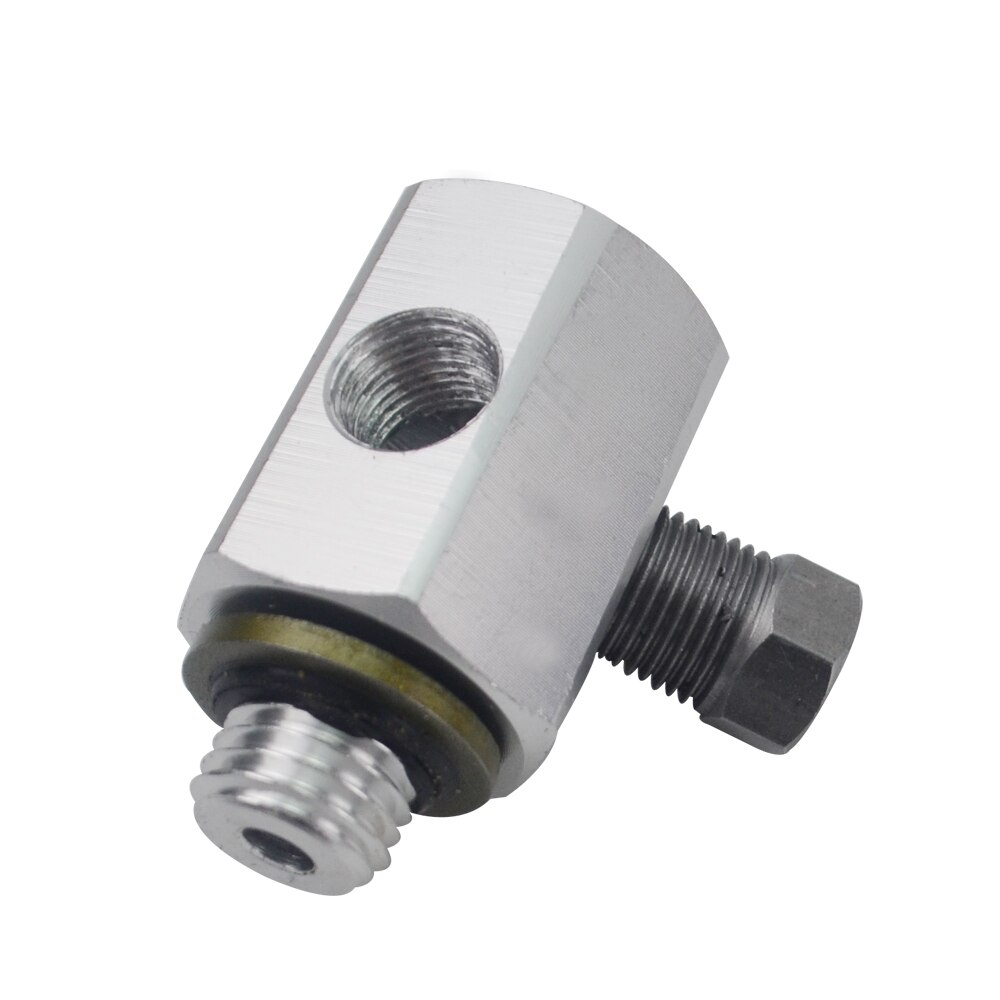 Adaptateur Jauge Pression Huile Duokon - 1/8" NPT Femelle To M10x1.0 Mâle, Réducteur Noir