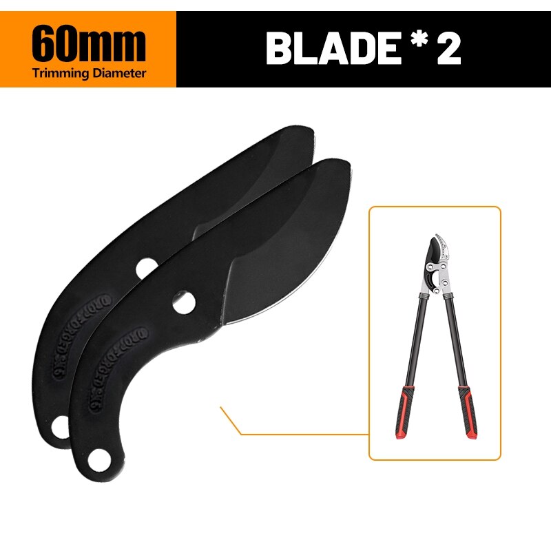DTBD Rakepruning Shear Blades Gardening SK5 Pruning Scissor Blade Steel Replacement Blades Fruit Tree Branch Trimming Tool: 60MM 2 Blade
