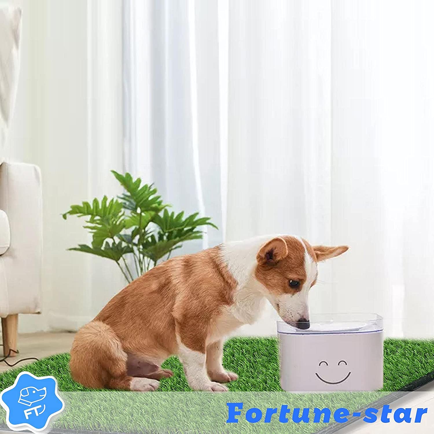 100x80cm Artificial Turf Mat and Grassland Mat Suitable for Indoor and Outdoor Potty Training Terrace Lawn Decoration with