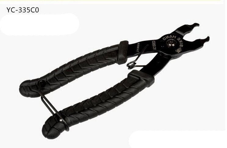 BIKEHAND YC-335CO bicicleta cadena enlace rápido abrir cerrar herramienta Alicates para eslabón maestro bicicleta Botón de cadena mágica pinza de herramientas de eliminación