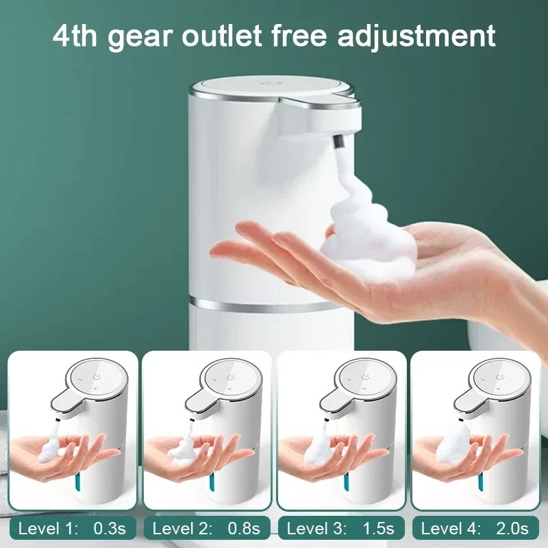 Xiaomi Automatic Soap Dispenser Liquid Foam Touchless Soap Dispenser 380ML USB Rechargeable 4 Level Adjustable Hand Sanitizer