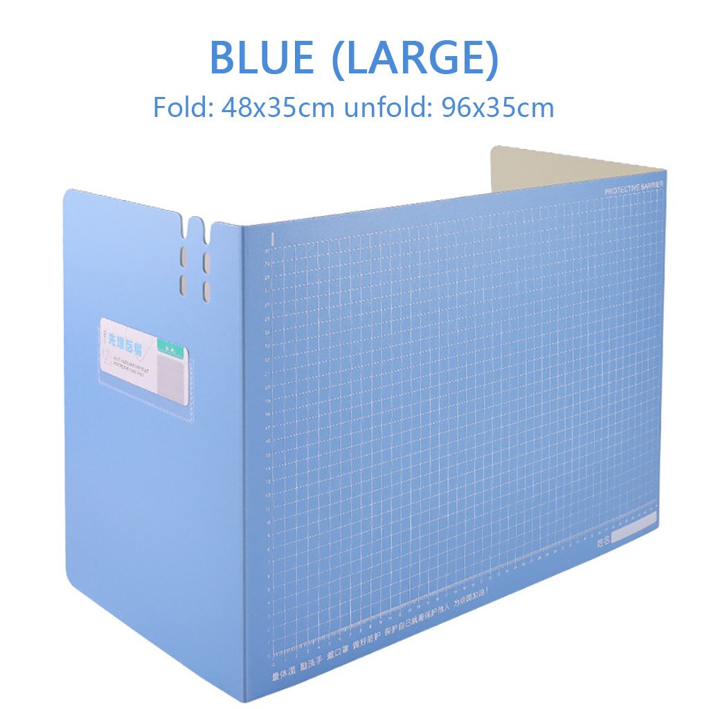 Sneeze Guard Shield Protection Safety Portable Counter Shield For Office School Student Classroom Droplet Defense 430#2