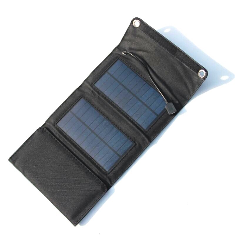 solar panels charger 5.5V/1290mA 7W four panel DIY solar charge battery cable USB output solar panel