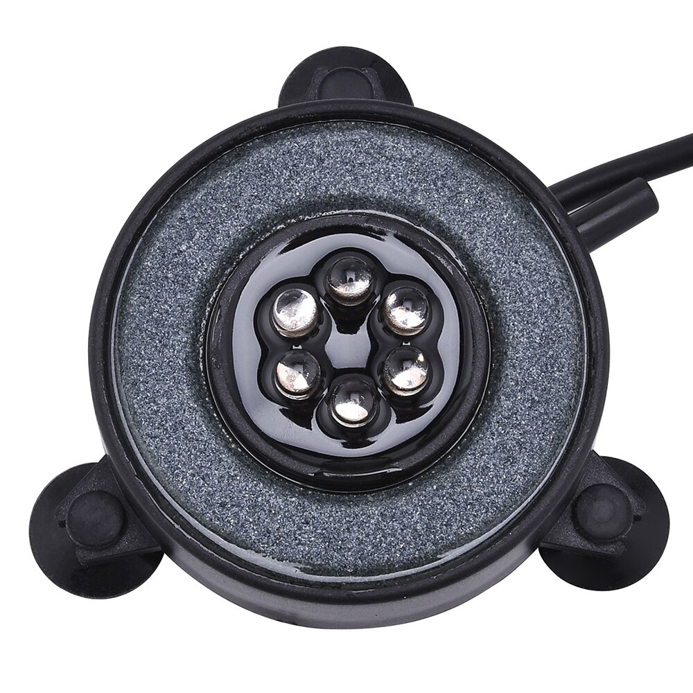 Waterdichte Licht Multi Kleur Aquarium Lamp Dompelpomp Mini Aquarium Verlichting Bubble Beluchting Bubble Aquarium Light 7 kleuren D25