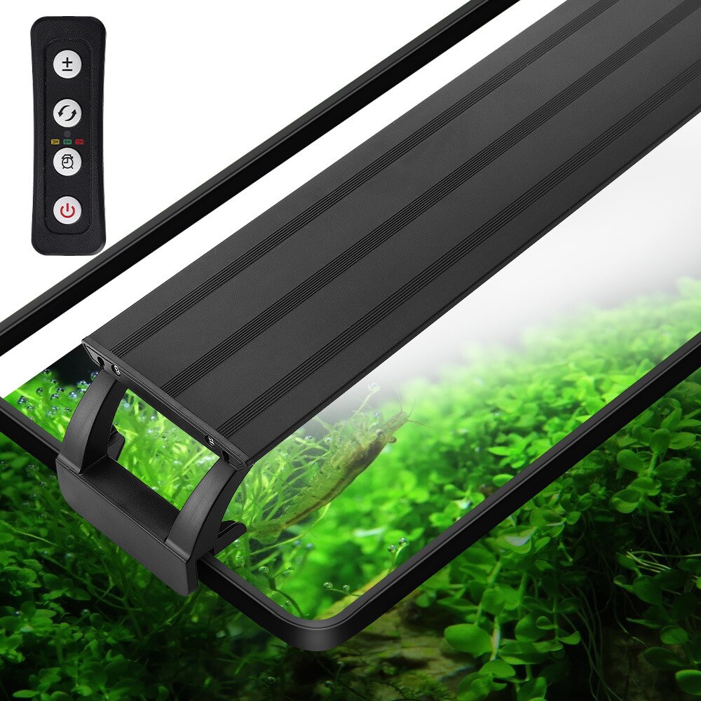 Timer Dimmable Fish Tank Light Marine Coral Lights Aquatic Plants Grow Lighting For Seawater Freshwater Aqaurium Accessories