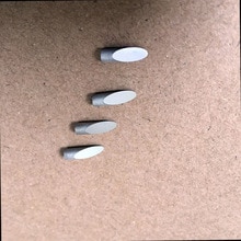 Espejo óptico en forma de cuña inclinado plano Chapado en plata, película reflectante, cuña Triangular reflectante, cilíndrica Triangular