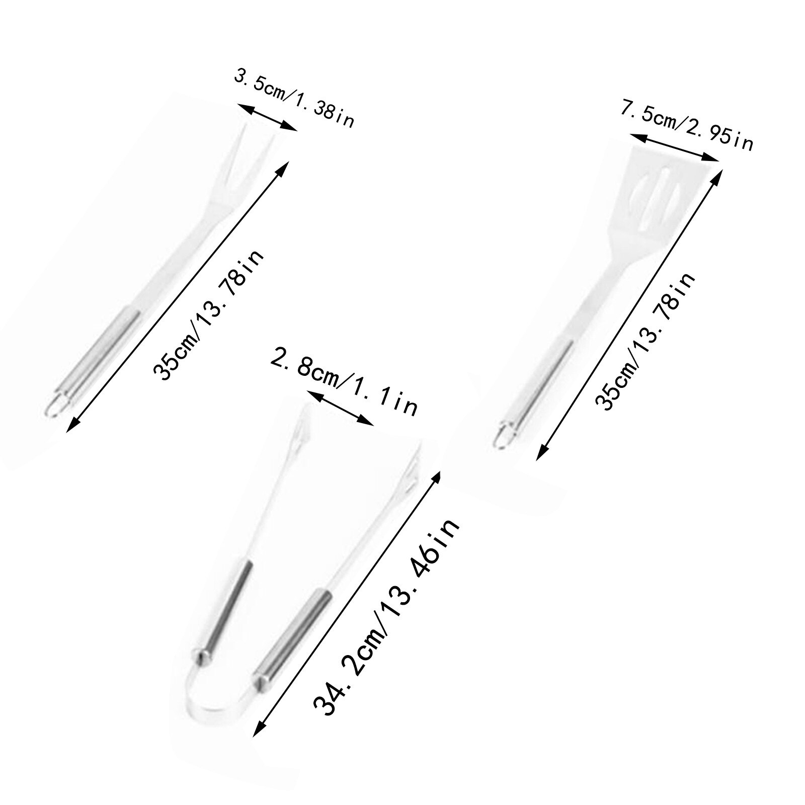 BBQ Set Grill Cooking Utensils Kit Stainless Steel Shovel Fork Tong Barbecue Tool Portable Case BBQ Accessories Bakeware Sets