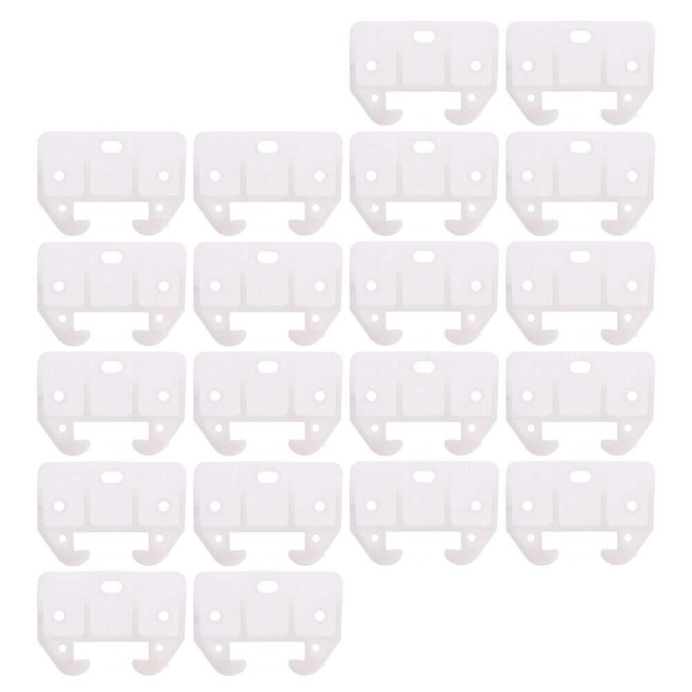 20pcs Drawer Guide Drawer Track Guide Durable Safe Nice Good Guide Plastic Guide Track Guide for Home