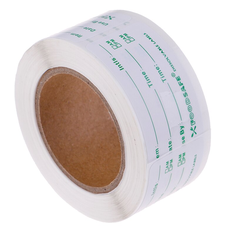 250pcs/set Self-Adhesive Sticker Removable Food Labels Stickers Freezer Sticker