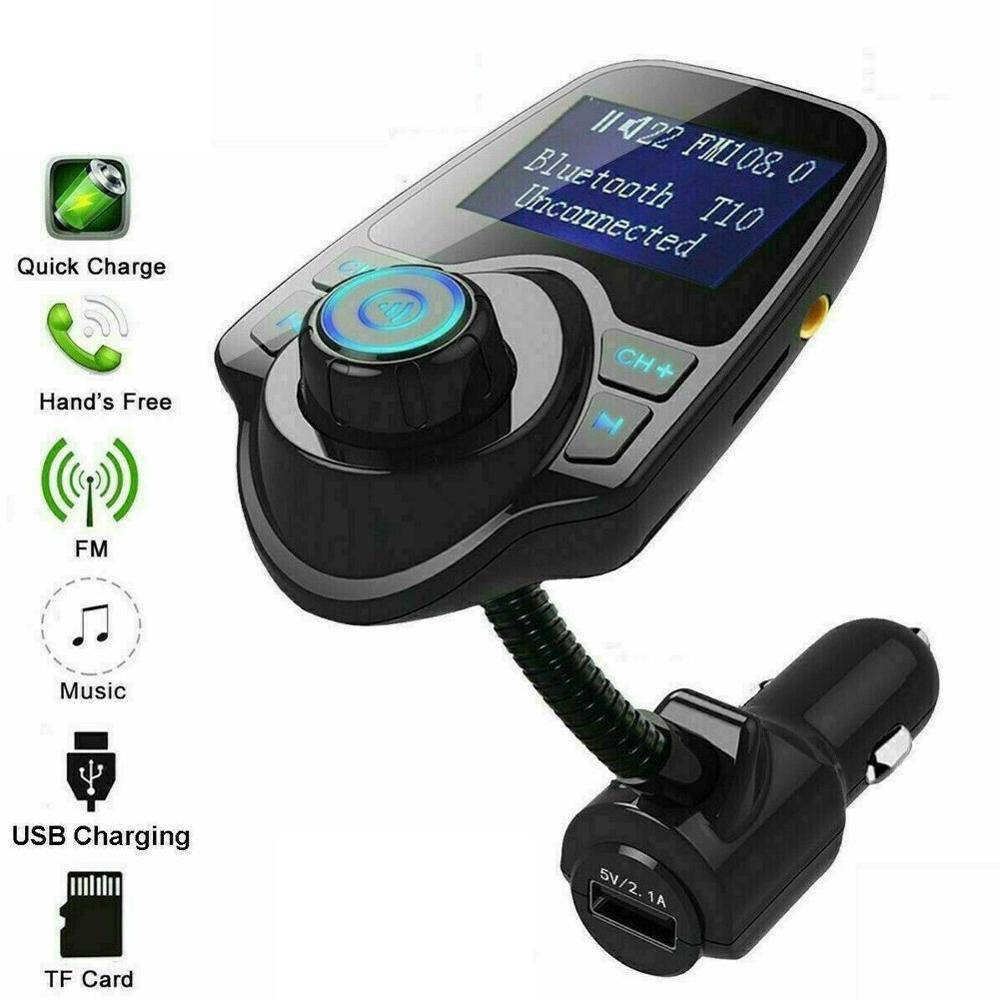 Autolader Usb Auto Sigarettenaansteker Adapter Laders Wireless In-Car Bluetooth Fm-zender MP3 Radio Adapter Auto Kit usb
