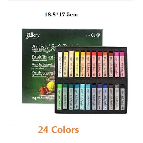 Ensemble de 72 couleurs de crayons, fournitures d'art, meilleur Pigment pour création, dessin, peinture, croquis: 24 Colors