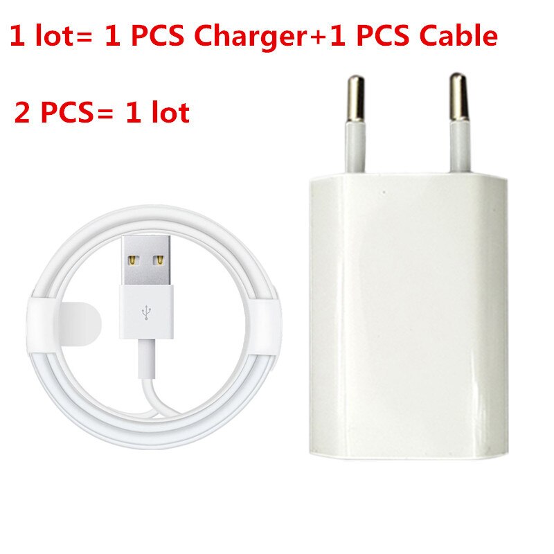 For Apple Phone Charger USB Wire 1M Charging Data Cable for iPhone 5 SE 5S 6S PLUS 6 7 8 11 X XR XS Max 2 PCS/Lot: Default Title