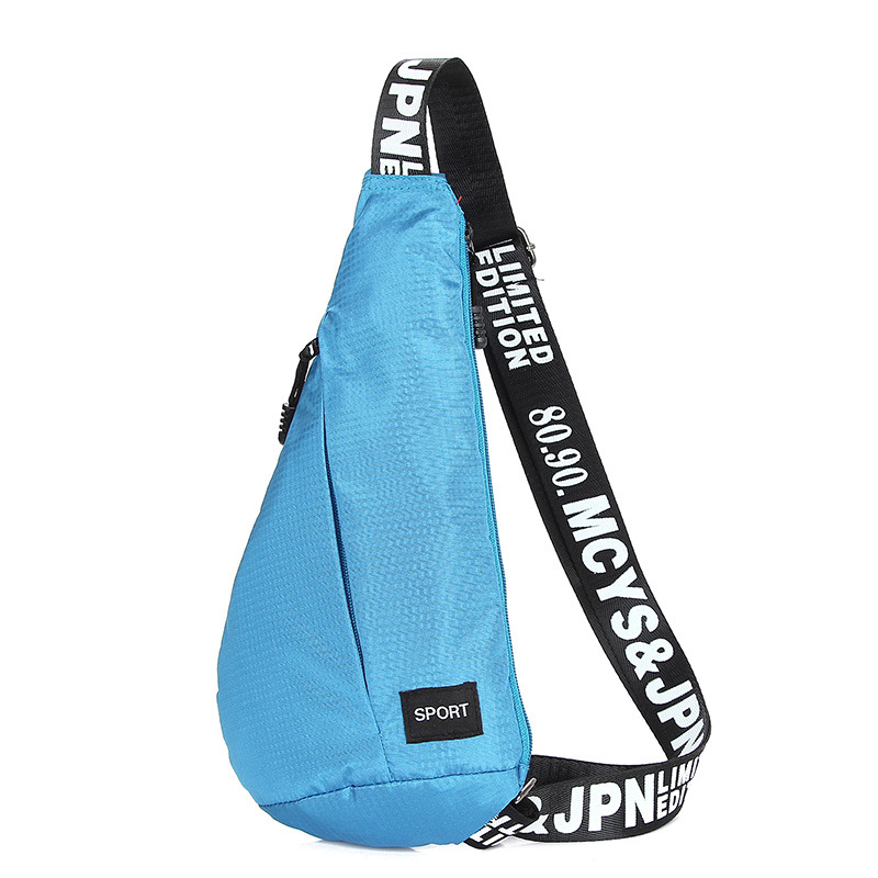 PAQUETE DE bandolera de hombro al aire libre de primavera Paquete de Ciclismo de bolsos individuales para hombres y mujeres 167: Blue