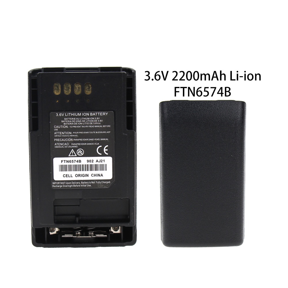 Batteri til motorola mtp 850 cep 400 fotn 6574 fotn 6574a pmnn 6074 ap-6574 2200 mah