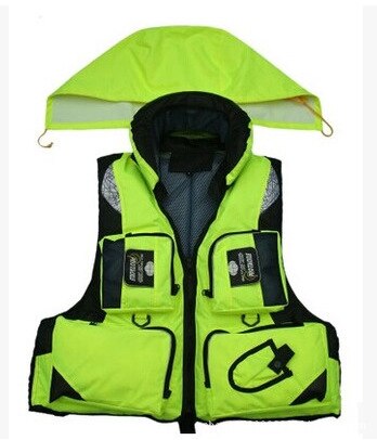 Protackle Sea Fishing Life Jacket Rock Fishing Suit Floating Material Fishing Life Jacket Collar Hat Removable