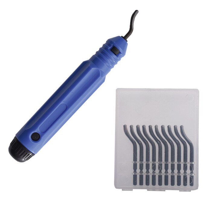 Kit de herramientas de desbarbado para reparación de Metal, Kit de herramientas de desbarbado manual para herramientas de madera y plástico: 1set