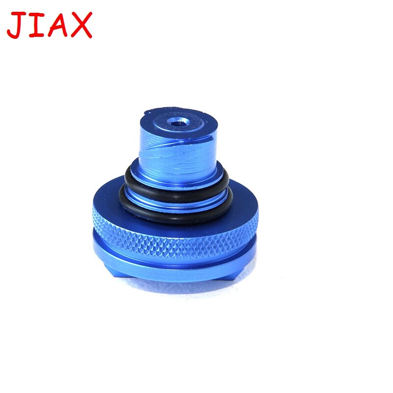 Diesel Billet Aluminum Fuel Cap Magnetic Blue