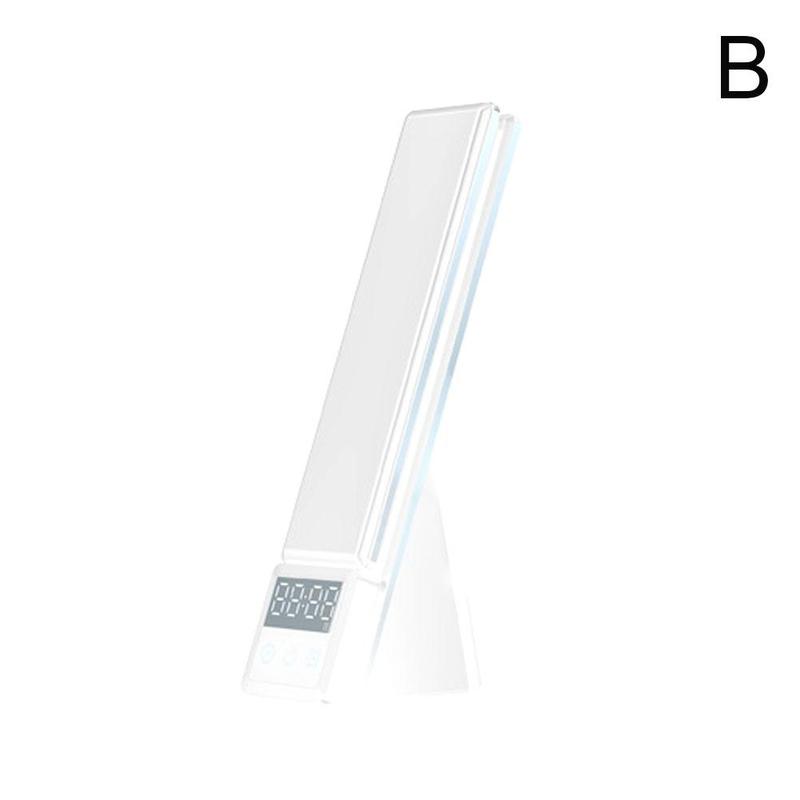 Iphone 15W Wireless Charger Led Desk Lamp for Apple Watch Airpods Fast Charging Multi-Function Watch Charging Stand: B