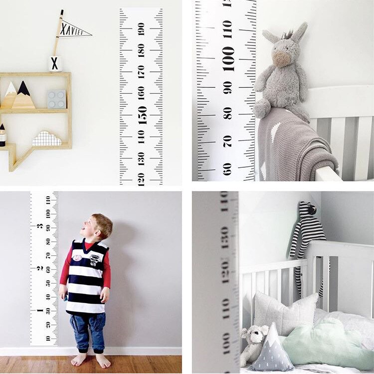 Requisiten Holz Wand Hängen Baby Höhe Messen Lineal Wand Aufkleber Baby Kind Kinder Wachstum Diagramm für Schlafzimmer Dekoration