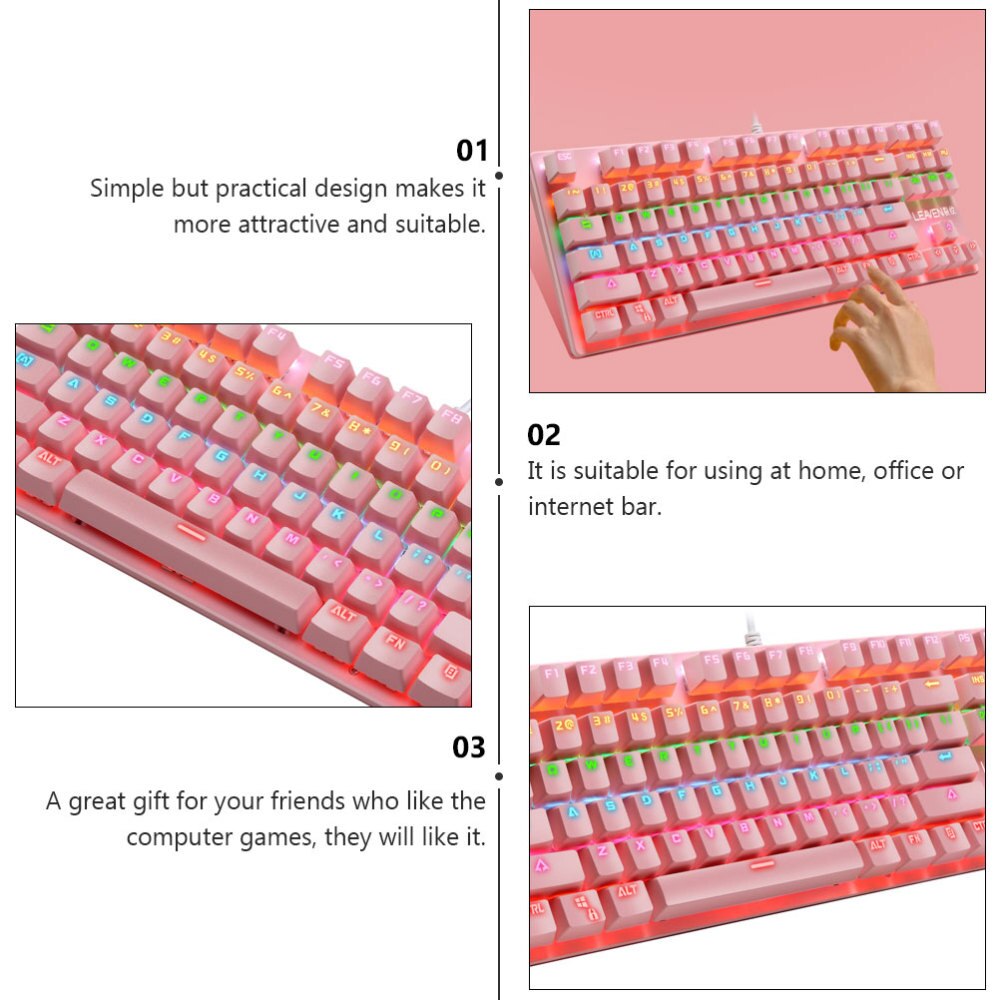 1 Pc Suitable Special Competitive Keyboard Computer Keyboard Mechanical Keyboard for Office Computer Games