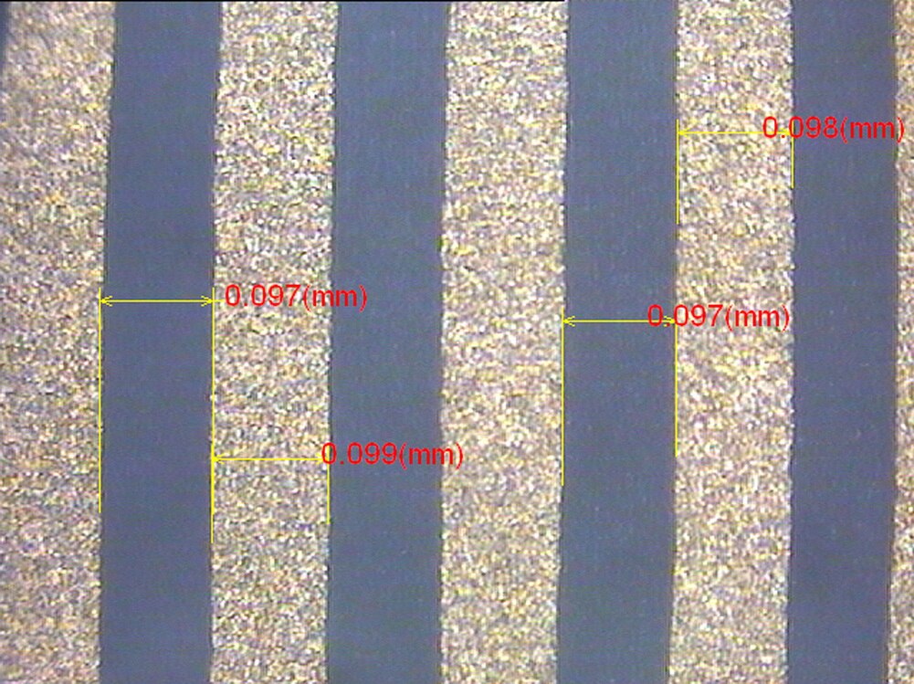 100micron Flexible Interdigital Electrode PET Capacitor Array Scientific Experiment Intelligent Wearable Sensor Chip IDE