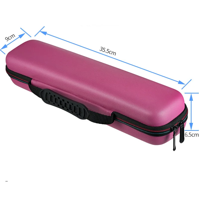 Haarglätter Organizer Tasche fallen Eisstockschießen Eisen Lockenwickler Eva Haarglätter Lagerung Tasche Reise Tragetasche: Schwarz