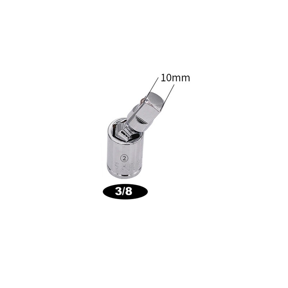 2022 Universal multi joint Wrench Socket adapter Special 1/4 3/8 1/2 sleeve universal joint Adapter Manual Socket Impact Tool: 3-8