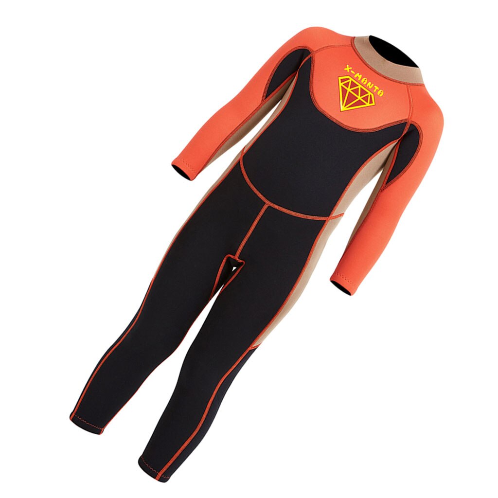 Child Diving Suit 2.5mm Surfing Wetsuit Kid's One Piece Diving Suit 2.5mm Youth Breathable UV Protection Sunsuit