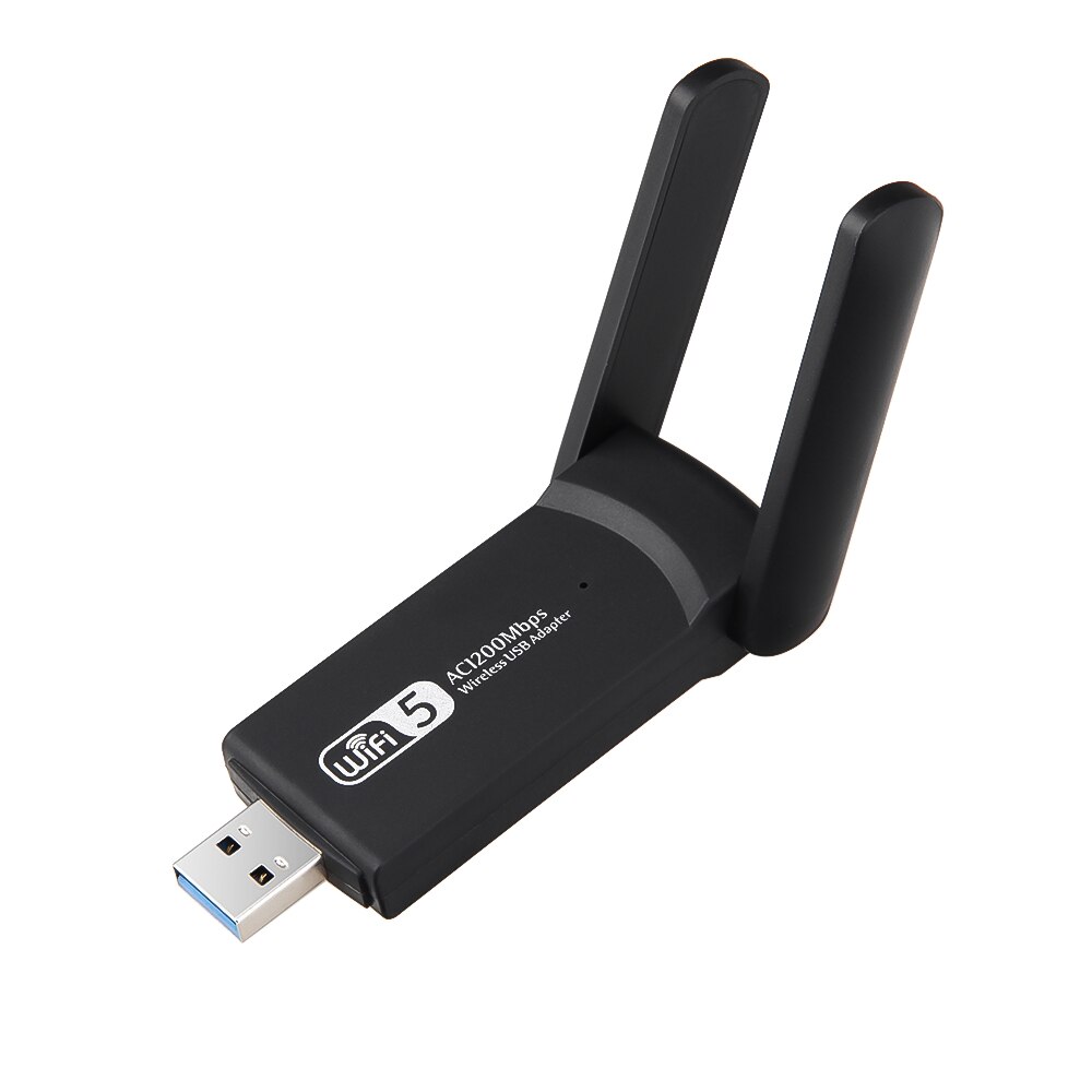 Usb 3.0 1200Mbps Wifi Adapter Dual Band 5Ghz 2.4Ghz 802.11AC RTL8812BU Wifi Antenne Dongle Netwerkkaart Voor laptop Desktop: Default Title