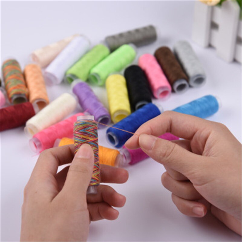 24 Pcs DIY Sewing Supplies Manual Line Set Embroidering Machine Accessories Home Sewing Tools Sewing Thread Polyester