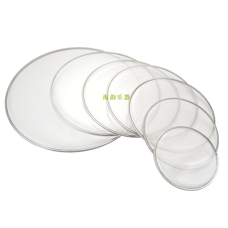 High transparent jazz drum drum skin snare drum skin dumb drum skin 8-20 inch multiple choice manufacturers