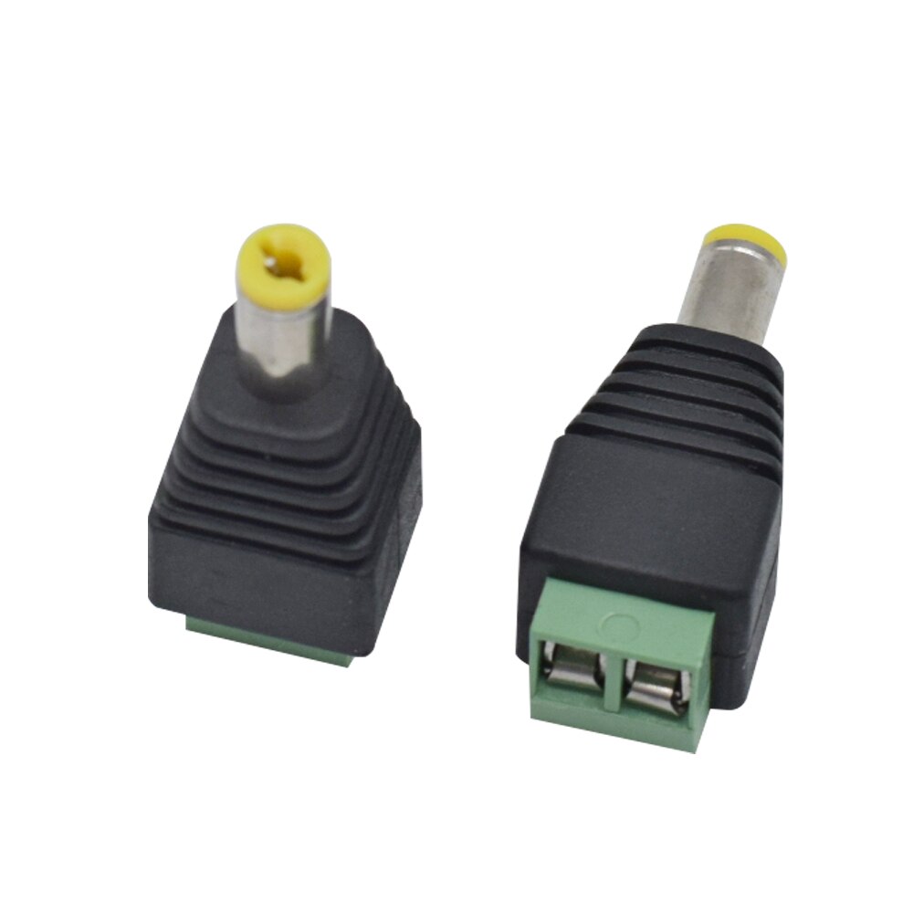 2/5/10PCS female DC Power Jack &amp; Plug Screw-on Wire Connector for cctv camera