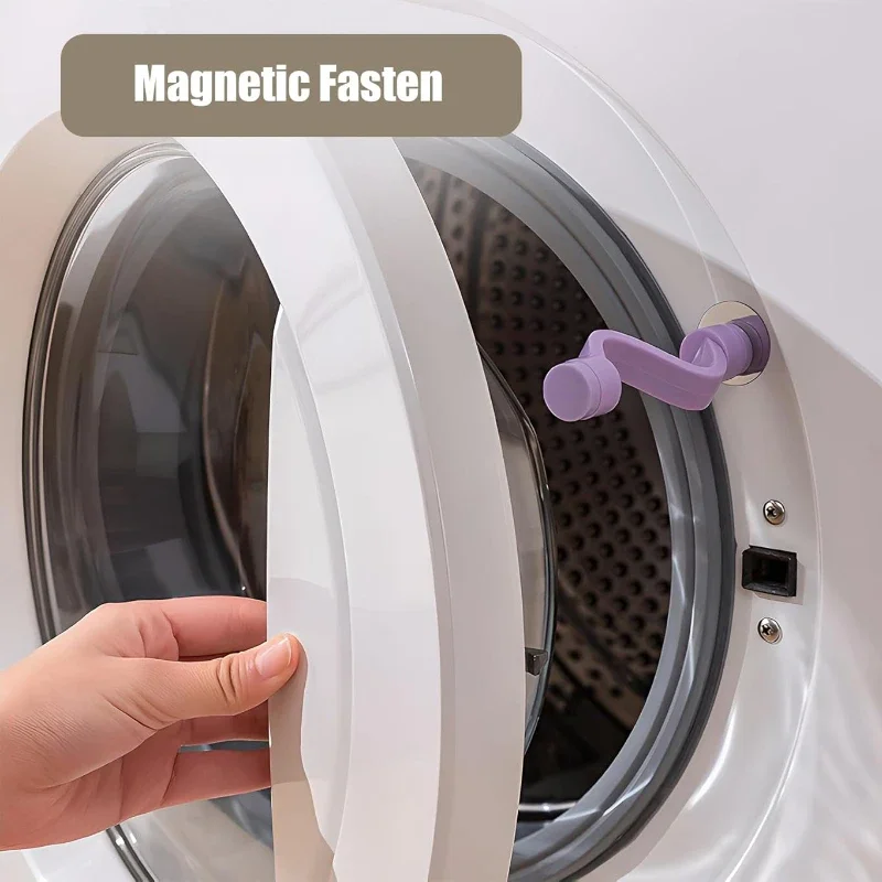 Front Load Washer Door Prop and Stopper Magnetic Washing Machine Door Holder Removable Washer Door Stopper