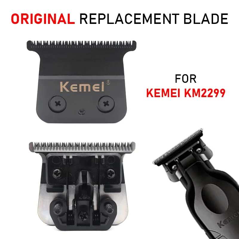 Original Replacement DLC Trimmer Blade Fit for Kemei KM-2299 Clipper Hair Trimmer Cutter Head Parts Accessories