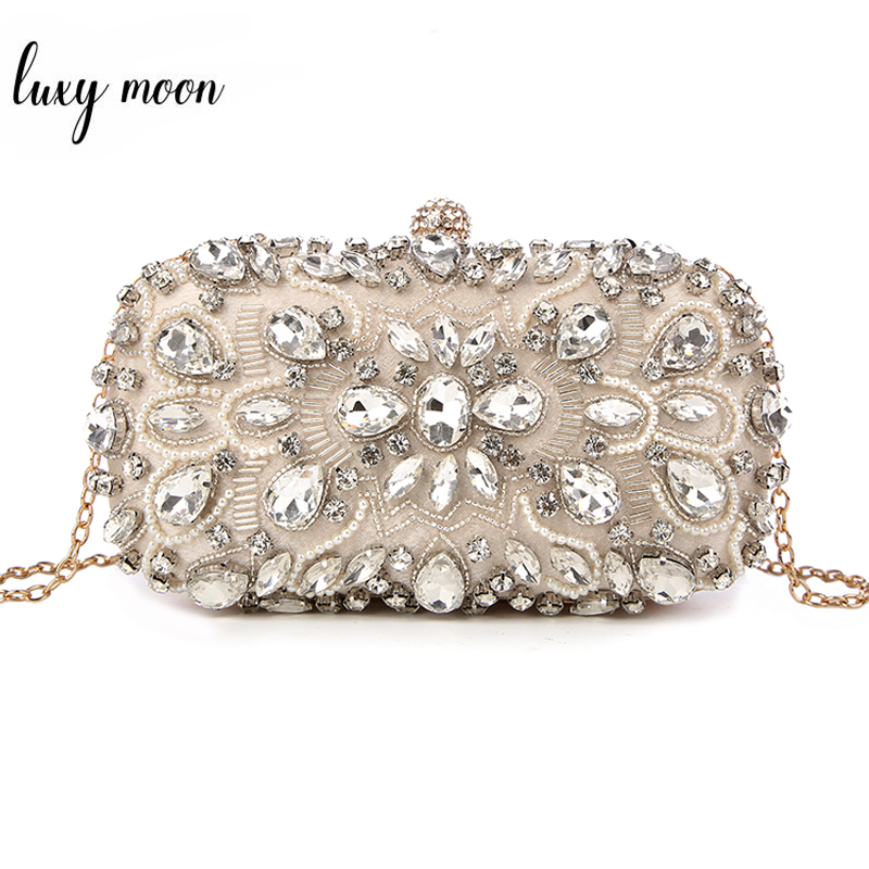 Luxy Moon Women Clutch Bag Wedding Clutch Party Purse and Handbag Pearl Clutch Luxury Handbags Women Bags Wallet bolsa